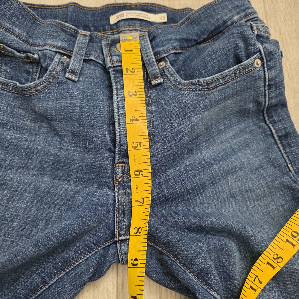 Levi's Dark Blue Bootcut Jeans - Picture 7 of 12